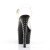 Pleaser Sandalia de Tacón STARDUST-708 Negro Transparente EU-37 / US-7