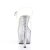 Pleaser Sandalia de Tacón STARDUST-708T Plata Transparente Metalizado EU-37 / US-7