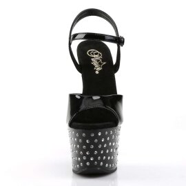 Pleaser Sandalia de Tacón STARDUST-709 Negro...