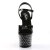 Pleaser Sandalia de Tacón STARDUST-709 Negro CharolEU-38 / US-8