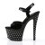 Pleaser Sandalia de Tacón STARDUST-709 Negro CharolEU-38 / US-8