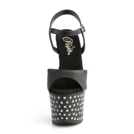Pleaser Sandalia de Tacón STARDUST-709 Negro EU-35...
