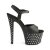 Pleaser Sandalia de Tacón STARDUST-709 Negro EU-37 / US-7