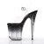 Pleaser Sandalia de Tacón STARDUST-808T Negro Transparente EU-37 / US-7