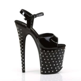Pleaser Sandalia de Tacón STARDUST-809 Negro EU-35 / US-5