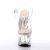 Pleaser Sandalia de Tacón TREASURE-708 Plata Transparente EU-37 / US-7