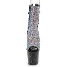 Pleaser Botín UNICORN-1018G Lila-Azul Multi...