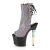 Pleaser Botín UNICORN-1018G Lila-Azul Multi Purpurina EU-35 / US-5