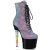 Pleaser Botín UNICORN-1020G Lila-Azul Multi Purpurina EU-36 / US-6