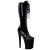 Pleaser Bota XTREME-2020 Negro EU-35 / US-5