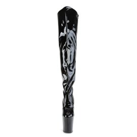 Pleaser Bota Alta XTREME-3010 Negro Charol EU-37 / US-7