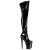 Pleaser Bota Alta XTREME-3010 Negro Charol EU-37 / US-7