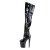 Pleaser Bota Alta XTREME-3010 Negro Charol EU-37 / US-7