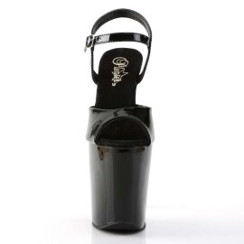 Pleaser Sandalia de Tacón XTREME-809 Negro EU-37 / US-7