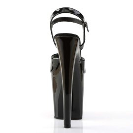 Pleaser Sandalia de Tacón XTREME-809 Negro EU-37 / US-7