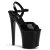 Pleaser Sandalia de Tacón XTREME-809 Negro EU-37 / US-7