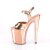 Pleaser Sandalia de Tacón XTREME-809TTG Oro Rosado Claro Metálico Metalizado Purpurina EU-35 / US-5