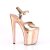 Pleaser Sandalia de Tacón XTREME-809TTG Oro Rosado Claro Metálico Metalizado Purpurina EU-35 / US-5