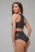 i-Style Pantalones Cortos Chic M Negro