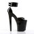 Pleaser Sandalia de Tacón XTREME-875 Negro Charol EU-37 / US-7