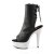 Pleaser Botín BEJEWELED-1018DM-6 Negro Plata Multi Purpurina EU-35 / US-5