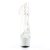 Pleaser Botín BEJEWELED-1018DM-7 Plata Transparente Metalizado EU-41 / US-11