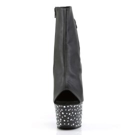 Pleaser Botín STARDANCE-1018-7 Negro Plata Multi...