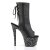 Pleaser Botín STARDANCE-1018-7 Negro Plata Multi Purpurina EU-35 / US-5