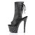 Pleaser Botín STARDANCE-1018-7 Negro Plata Multi Purpurina EU-38 / US-8