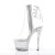 Pleaser Botín STARDANCE-1018C-7 Plata Transparente Metalizado EU-39 / US-9