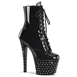 Pleaser Botín STARDUST-1020-7 Negro EU-35 / US-5