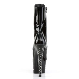 Pleaser Botín STARDUST-1020-7 Negro EU-35 / US-5