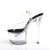 Pleaser Sandalia de Tacón TIPJAR-708-5 Negro Transparente EU-37 / US-7