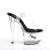 Pleaser Sandalia de Tacón TIPJAR-708-5 Negro Transparente EU-37 / US-7