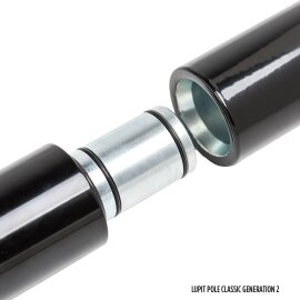 Lupit Pole Classic G2 Metalizado 42 mm 2,30 m - 3,30 m