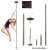 Lupit Pole Classic G2 Metalizado 45 mm 2,30 m - 2,80 m