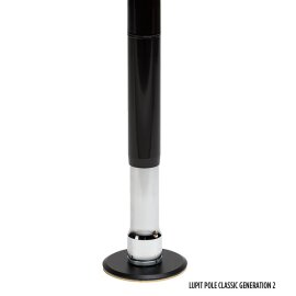 Lupit Pole Classic G2 45 mm Recubierto en Polvo Negro 2,30 m - 2,80 m