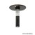 Lupit Pole Classic G2 45 mm Recubierto en Polvo Negro 2,30 m - 2,80 m