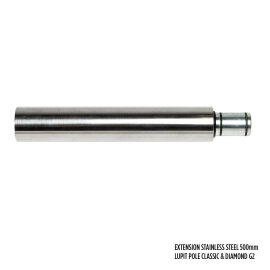 Lupit Pole G2 Extension Stainless Steel 500 mm 45 mm