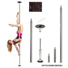 Lupit Pole Diamond G2 Acero Inoxidable 45 mm 2,30 m - 2,80 m