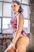Pole Addict Pantalones Cortos Tiro Alto Peony XL