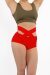 i-Style Pantalones Cortos Criss Cross Colors
