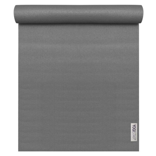Colchoneta de Yoga Básico Grafito (183 cm x 61 cm x 4 mm)