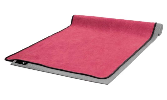 Toalla de yoga antideslizante roja