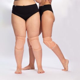 Queen Wear Protectores de Rodillas Nude M