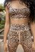 Lunalae Top Ava Leopardo Marrón