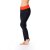 Dragonfly Leggings Adriana XS Gris Melange / Negro