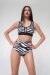 Pole Addict Pantalones Cortos Tiro Alto Zebra M