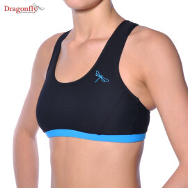 Dragonfly Top Sporty XS Negro / Azul Cielo