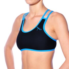 Dragonfly Top Xenia XS Negro / Azul Cielo